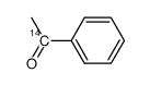 [carbonyl-14C]acetophenone结构式