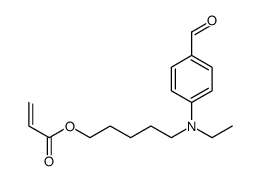 5-(N-ethyl-4-formylanilino)pentyl prop-2-enoate Structure