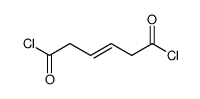 hex-3-enedioyl dichloride Structure