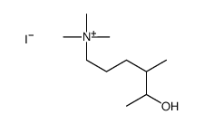 (5-hydroxy-4-methylhexyl)-trimethylazanium,iodide结构式