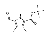 5-Formyl-3,4-dimethyl-2-pyrrolcarbonsaeure-tert-butylester Structure