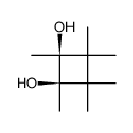 cis-Hexamethylcyclobutan-1,2-diol Structure