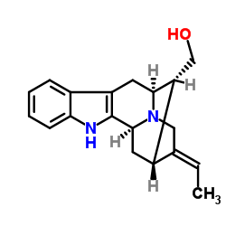 (15α,19E)-Sarpagan-17-ol structure