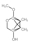 2-methoxy-8,8-dimethyl-3,7,9-trioxabicyclo[4.3.0]nonan-5-ol Structure