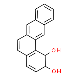 benzanthracene-1,2-dihydrodiol Structure