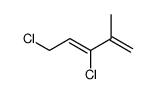 3,5-dichloro-2-methylpenta-1,3-diene结构式