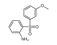 2-(3-methoxyphenyl)sulfonylaniline Structure