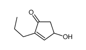 4-hydroxy-2-propylcyclopent-2-en-1-one结构式