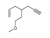 4-(2-methoxyethyl)hept-1-en-6-yne Structure