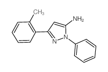 1-Phenyl-3-o-tolyl-1H-pyrazol-5-ylamine structure