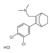 [3-(3,4-dichlorophenyl)-2-bicyclo[2.2.2]oct-2-enyl]methyl-dimethylazanium,chloride Structure