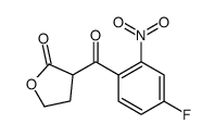 3-(4-fluoro-2-nitrobenzoyl)oxolan-2-one结构式