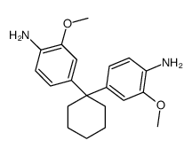 4,4'-cyclohexylidenedi-o-anisidine结构式