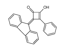 4-fluoren-9-ylidene-2-hydroxy-3-phenylcyclobut-2-en-1-one结构式