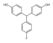 4-[(4-fluorophenyl)-(4-hydroxyphenyl)methyl]phenol Structure