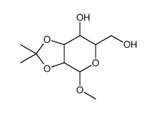 甲基2,3-O-异亚丙基-α-D-甘露吡喃糖苷图片
