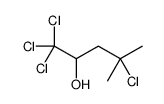 1,1,1,4-tetrachloro-4-methylpentan-2-ol结构式