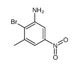 2-bromo-3-methyl-5-nitroaniline Structure