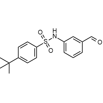 4-(叔丁基)-N-(3-甲酰基苯基)苯磺酰胺图片