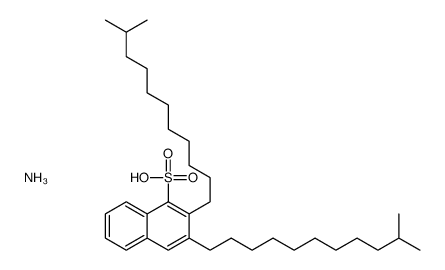 ammonium diisododecylnaphthalenesulphonate结构式