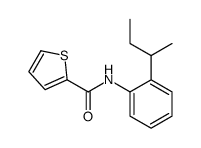 2-Thiophenecarboxamide,N-[2-(1-methylpropyl)phenyl]-(9CI) Structure