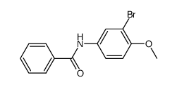 benzoic acid-(3-bromo-4-methoxy-anilide) Structure