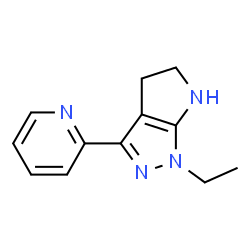 Pyrrolo[2,3-c]pyrazole, 1-ethyl-1,4,5,6-tetrahydro-3-(2-pyridinyl)- (9CI)结构式