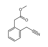 methyl 2-[2-(cyanomethyl)phenyl]acetate结构式