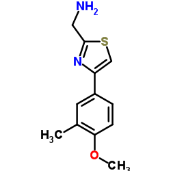 1-[4-(4-Methoxy-3-methylphenyl)-1,3-thiazol-2-yl]methanamine Structure