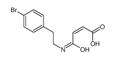 4-[2-(4-bromophenyl)ethylamino]-4-oxobut-2-enoic acid结构式