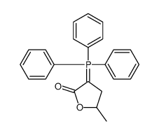 5-methyl-3-(triphenyl-λ5-phosphanylidene)oxolan-2-one结构式