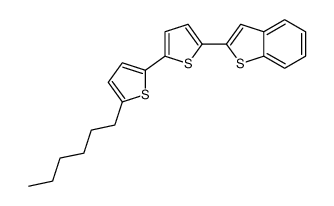 2-[5-(5-hexylthiophen-2-yl)thiophen-2-yl]-1-benzothiophene Structure