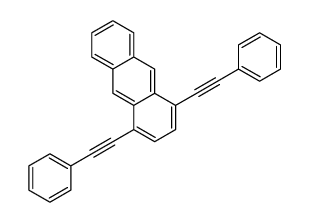 1,4-bis(2-phenylethynyl)anthracene Structure