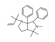 1-(1,1-dimethyl-allyl)-4,4,5-trimethyl-6,6a-diphenyl-octahydro-pyrrolo[3,4-b]pyrrole Structure