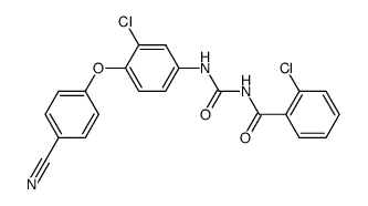 4-Cyano-2'-chlor-4'--diphenylaether Structure
