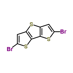 2,6-Dibromobisthieno[3,2-b:2',3'-d]thiophene structure
