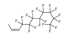 4,4,5,5,6,6,7,7,8,8,9,9,10,10,11,11,11-heptadecafluoroundec-2-ene结构式