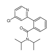 N,N-diisopropyl-2-(4-chloro-2-pyridyl)benzamide Structure