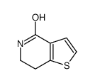 6,7-二氢噻吩并[3,2-c]吡啶-4(5h)-酮结构式