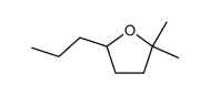 2,2-dimethyl-5-propyl-tetrahydro-furan Structure