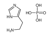 2-(1H-imidazol-5-yl)ethanamine,phosphoric acid结构式