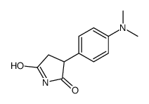 3-[4-(dimethylamino)phenyl]pyrrolidine-2,5-dione结构式