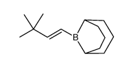 B-trans-3,3-dimethyl-1-buten-1-yl-9-borabicyclo[3.3.1]nonane结构式
