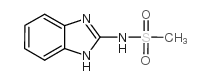 2-甲基磺酰基氨基苯并咪唑结构式