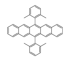 6,13-bis(2,6-dimethylphenyl)pentacene Structure