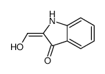 3H-Indol-3-one,1,2-dihydro-2-(hydroxymethylene)-(9CI) structure