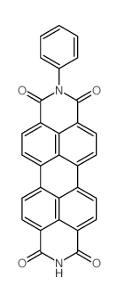 2-phenyl-anthra[2,1,9-def,6,5,10-d'e'f']diisoquinoline-1,3,8,10-tetraone Structure