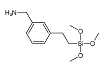 3(or 4)-[2-(trimethoxysilyl)ethyl]benzylamine Structure