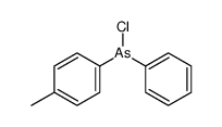 chloro-phenyl-p-tolyl-arsine Structure