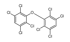 1,2,4,5-tetrachloro-3-(2,3,5,6-tetrachlorophenoxy)benzene结构式